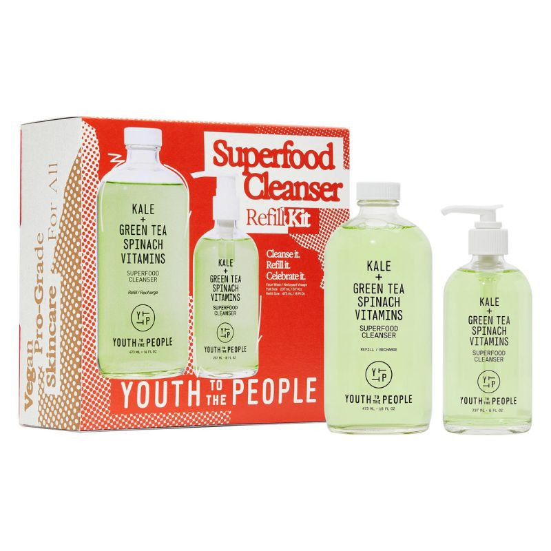 Refillable Antioxidant & Superfood Cleanser Set