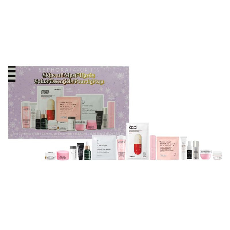 Sephora Favorites Coffret d’échantillons essentiels de soins de la peau Sephora