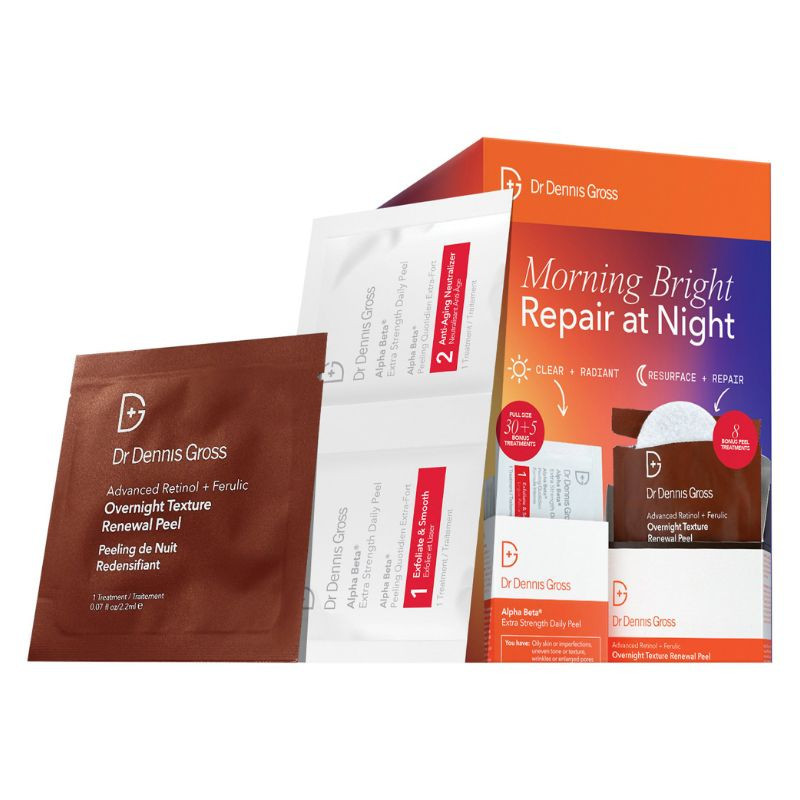 Dr. Dennis Gross Skincare Ensemble Morning Bright Repair at Night