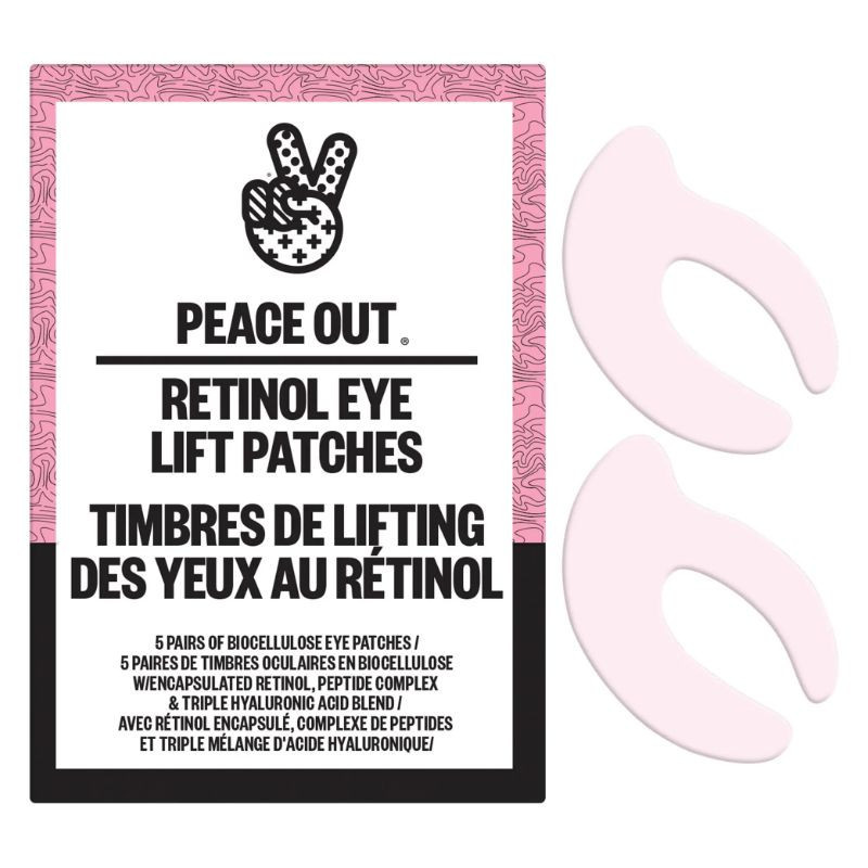 Peace Out Timbres pour les yeux 360° au rétinol pour rehausser, raffermir et revitaliser les yeux