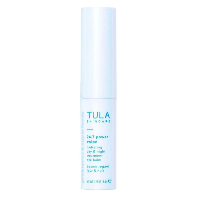 TULA Skincare Soin en baume hydratant de jour et de nuit pour les yeux 24-7 Power Swipe