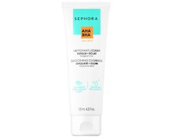 Smoothing cleanser with AHA...