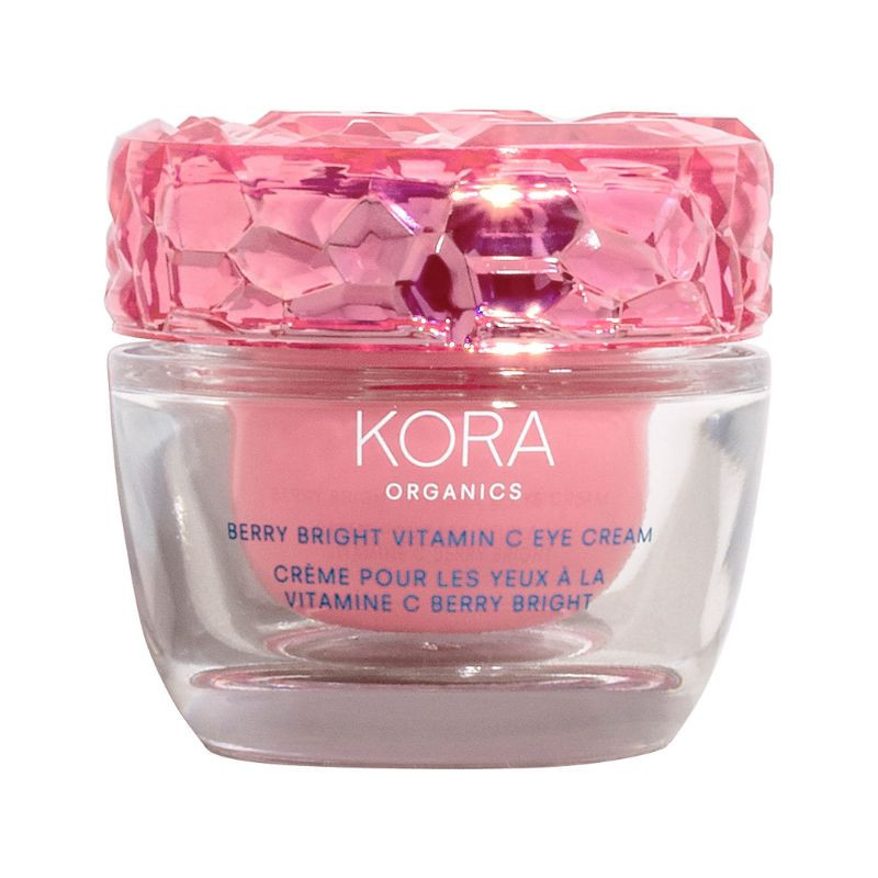 KORA Organics Crème contour des yeux rechargeable à la vitamine C raffermissante Berry Bright