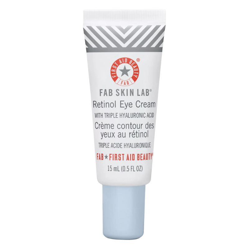 First Aid Beauty Crème au rétinol pour les yeux au Triple acide hyaluronique de FAB Skin Lab