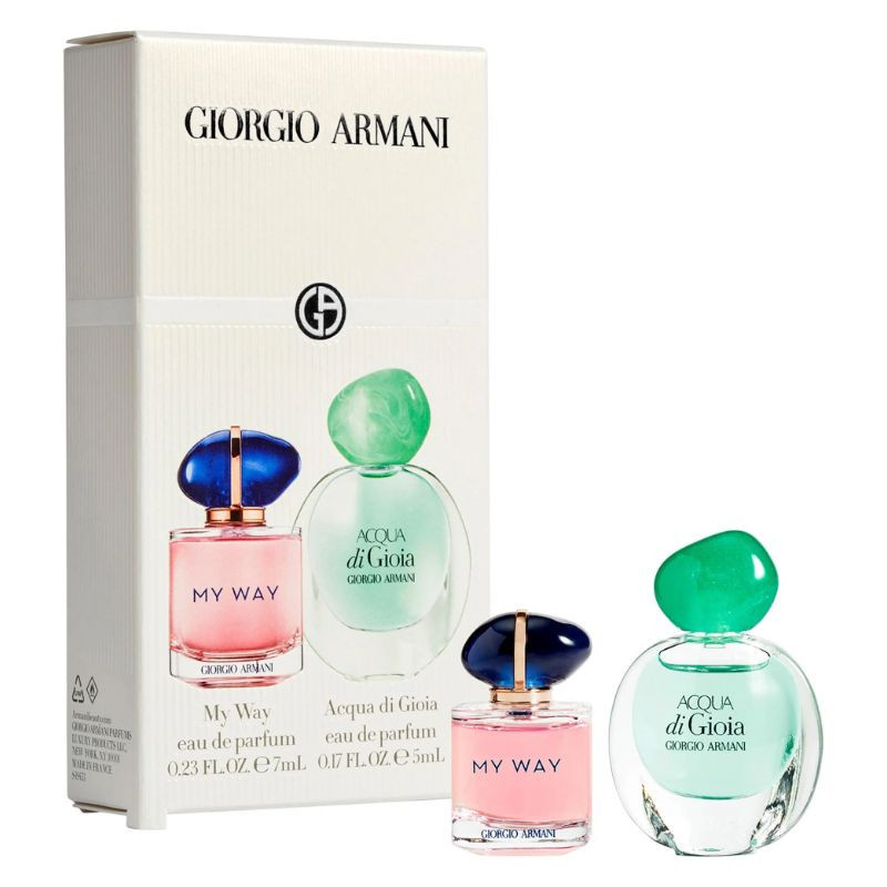 Armani Beauty Miniensemble de parfum My Way et Acqua di Gioia