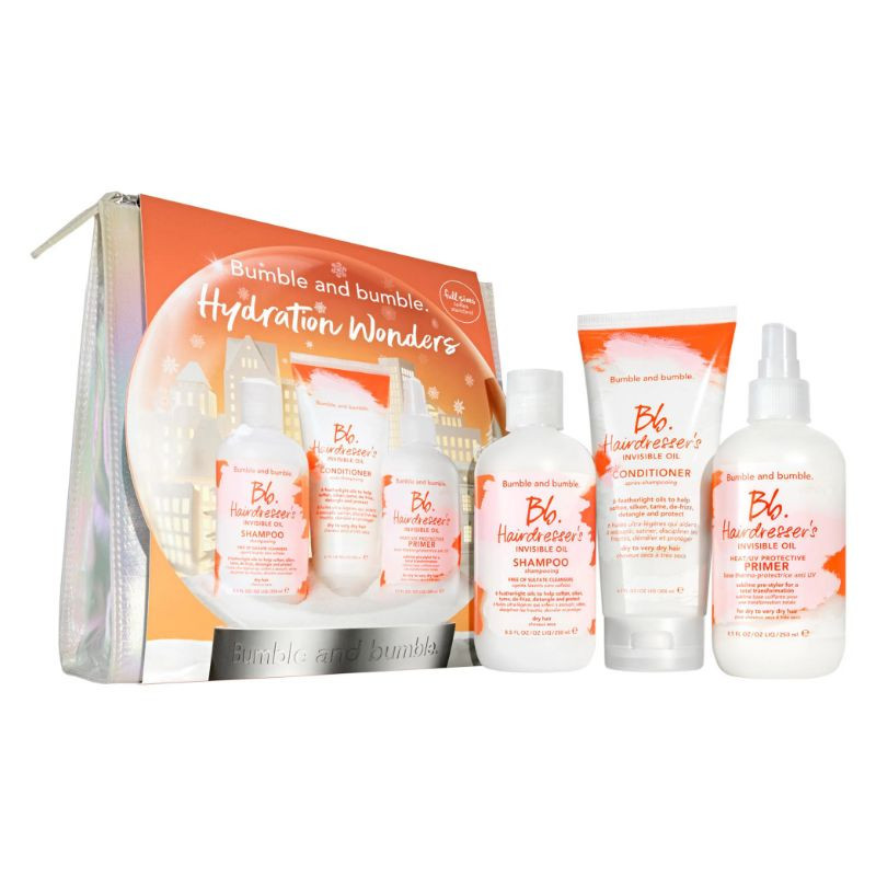 Moisturizing Anti-Frizz Shampoo, Conditioner and Primer Gift Set