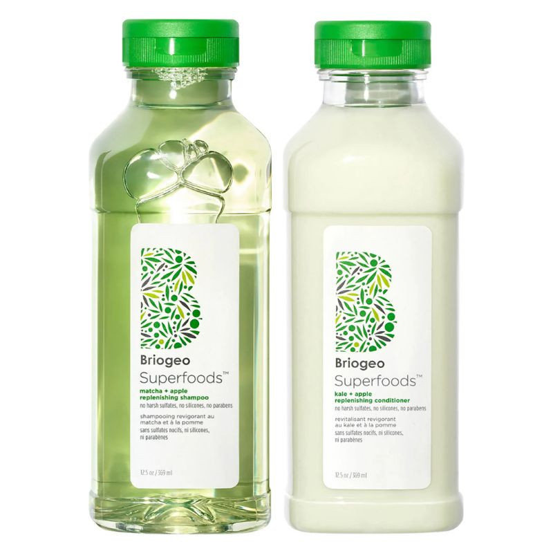 Apple, Kale + Matcha Replenishing Shampoo + Conditioner Duo