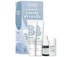 Briogeo Ensemble de voyage apaisant + détoxifiant Scalp Revival™ pour cuir chevelu sec, gras et qui démange