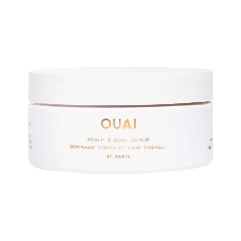 OUAI Mini exfoliant et nettoyant au sucre pour le corps et le cuir chevelu de St. Barts