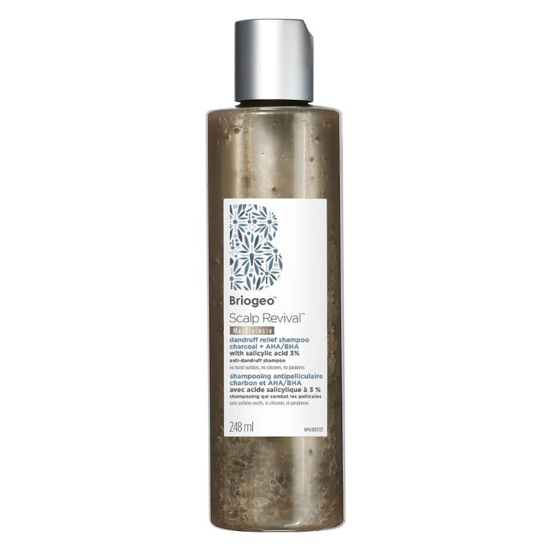 Scalp Revival Ultra Strength Charcoal Anti-Dandruff Shampoo with AHA/BHA and 3% Salicylic Acid