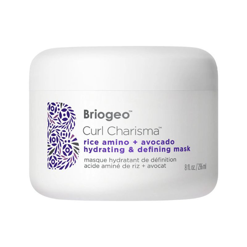 Briogeo Masque capillaire hydratant et définissant boucles acide aminé de riz + avocat Curl Charisma™