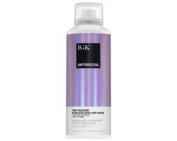 IGK Masque sec fortifiant pour les cheveux, soin de nuit, Antisocial