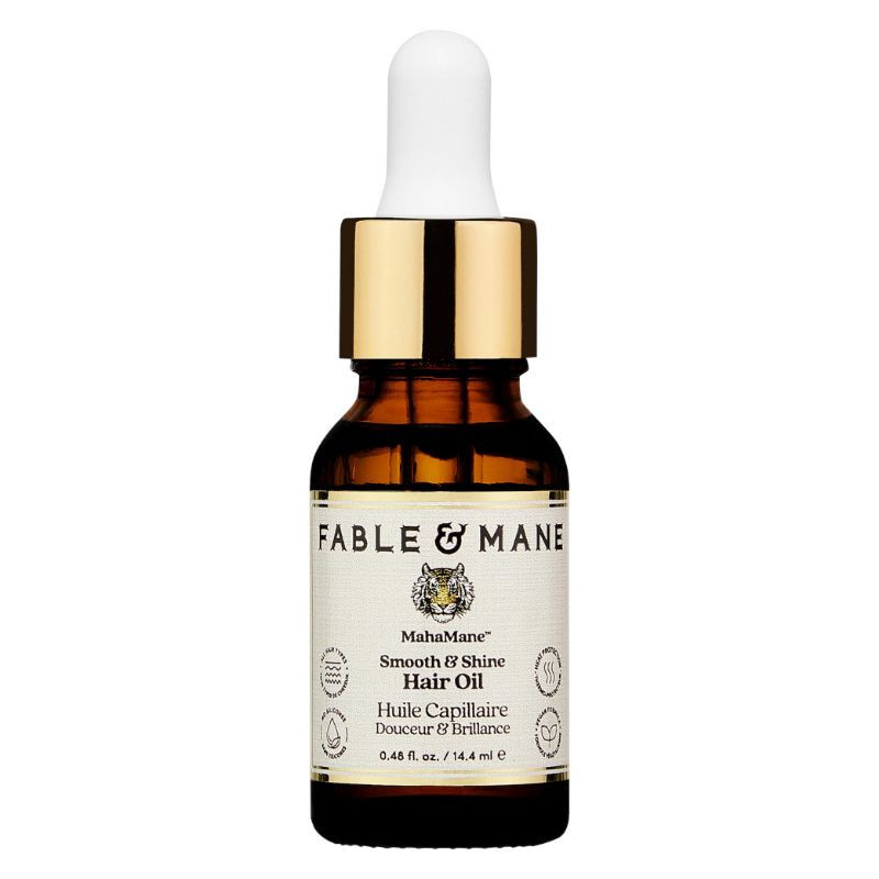 Fable & Mane Minihuile pour cheveux lisses et brillants MahaMane™