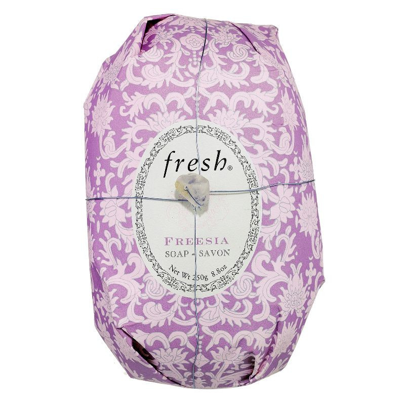 Oval freesia soap