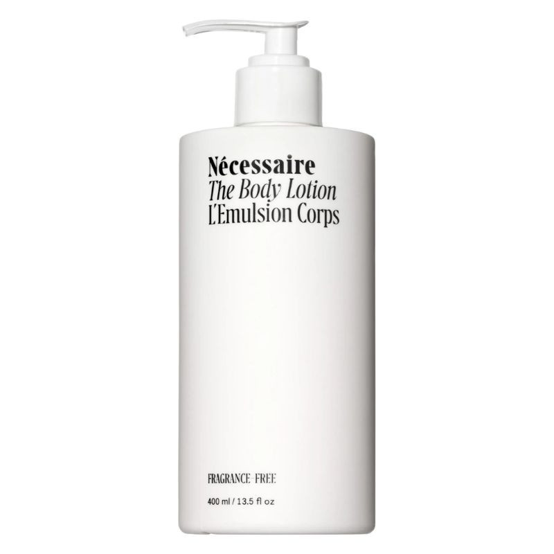 Nécessaire Lotion pour le corps hydratante raffermissante The Body Lotion avec cinq peptides et 2,5 % de niacinamide avec pompe