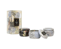 Vanilla Mini Jar Candle Trio Gift Set