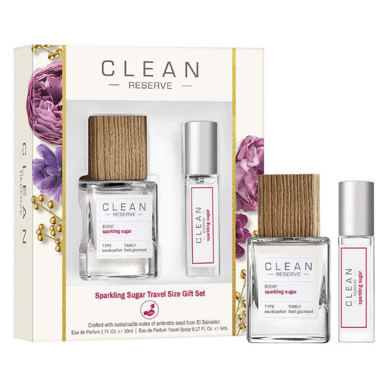 CLEAN RESERVE Ensemble de parfums Sparkling Sugar en formats de voyage