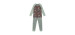 Two-piece organic cotton pajamas with fox print - Big Boy