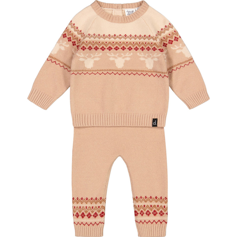 Jacquard knit sweater and pants set - Toddler Boy