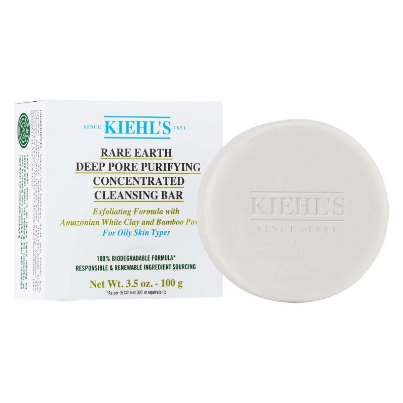 Kiehl's Since 1851 Barre nettoyante concentrée purifiant les pores en profondeur Rare Earth