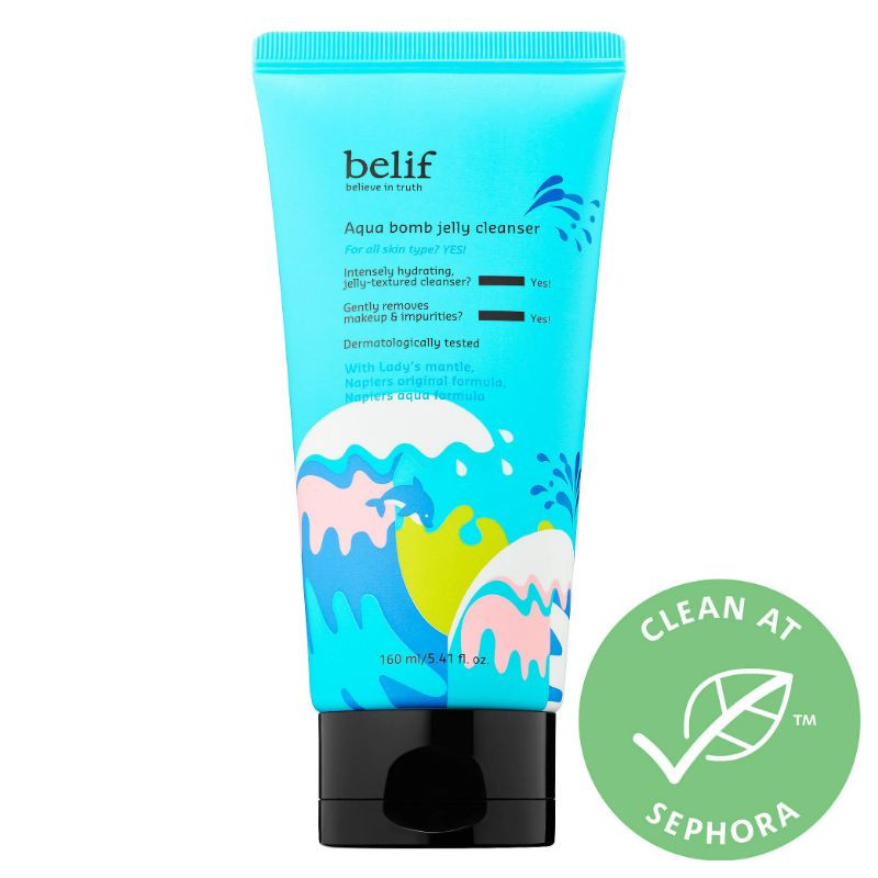 belif Gelée nettoyante hydratante Aqua Bomb