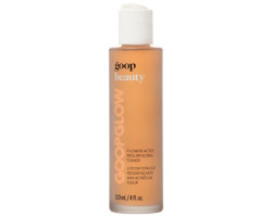 Resurfacing tonic lotion with GOOPGLOW flower acids