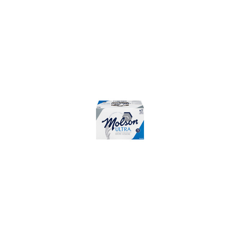 Molson Ultra Bière en canette - 3% alcool