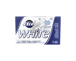 Wrigley's Excel White Gommes à mâcher à la menthe glacée