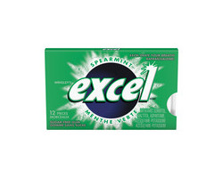 Excel Gommes à mâcher à la menthe verte