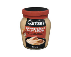 Canton Sauce au bacon et érable pour fondues et raclettes