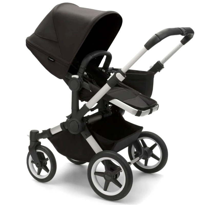 Donkey5 Mono Stroller - Aluminum / Black / Black