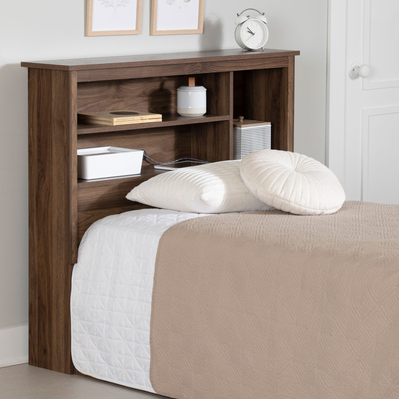 Single Headboard - Yodi Natural Walnut