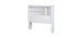 Vito Bookcase Single Headboard - Solid White