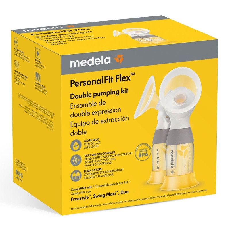 Medela Ensemble De Double Expression PersonalFit Flex™ pour Freestyle™/ Swing Maxi™/ Duo