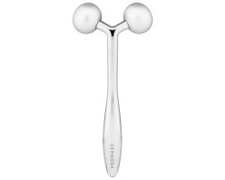 Facial massager with two tips