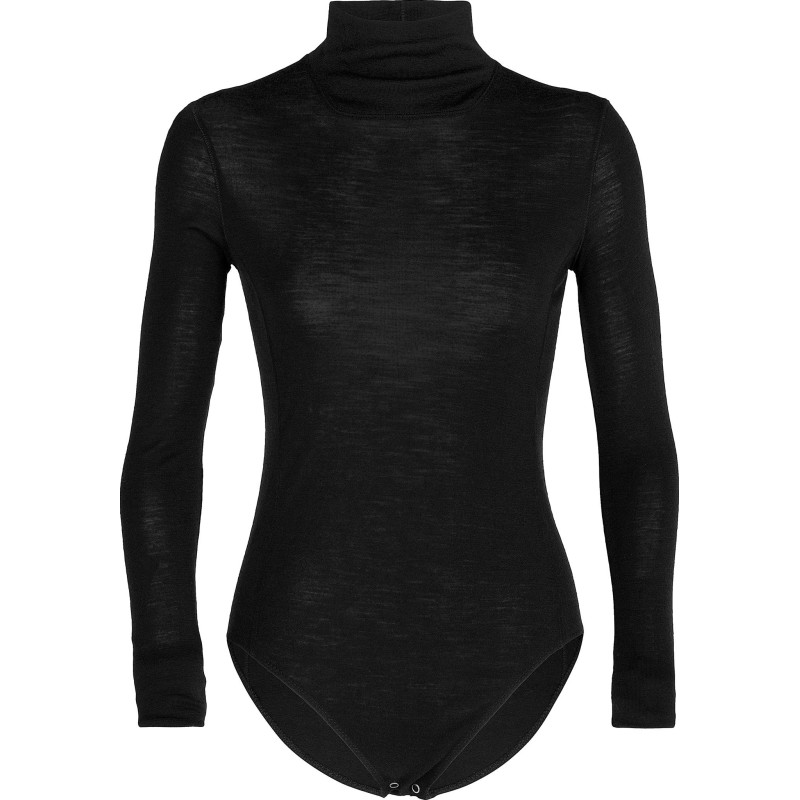 Queens High Neck Long Sleeve Leotard - Women's