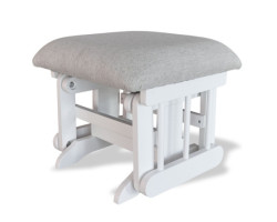 White fabric stool OX60