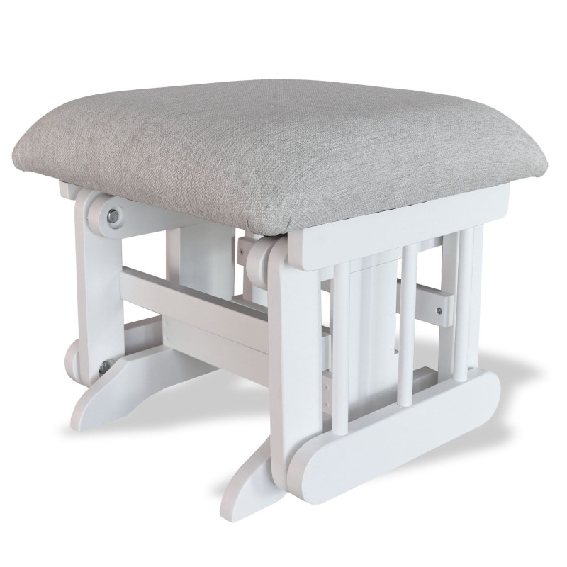 White fabric stool OX60