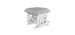 White fabric stool OX60