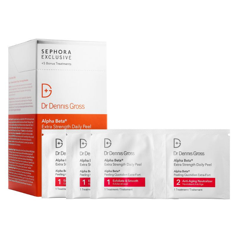 Dr. Dennis Gross Skincare Tampon exfoliant quotidien extra-puissant Alpha Beta® :