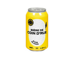 L'Espace Public Bière de Coin d'Rue Bière sure blonde en canette - 4.5% alcool