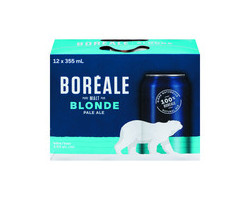 Boréale La Blonde Bière blonde en canette - 4.5% alcool