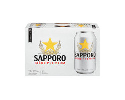 Sapporo Bière premium en canette - 5% alcool