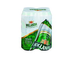 Hollandia Bière premium lager en canette - 5% alcool