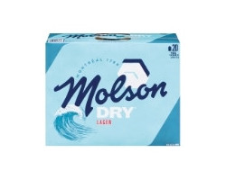 Molson Dry Bière lager en...