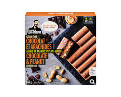 La cuisine de Jean-Philippe Gâteau étagé chocolat et arachides à base de plant...