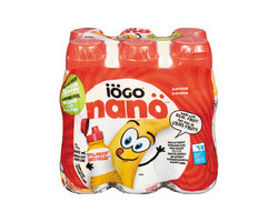 Ïogo Nano Yogourt à boire aux bananes 1% m.g.