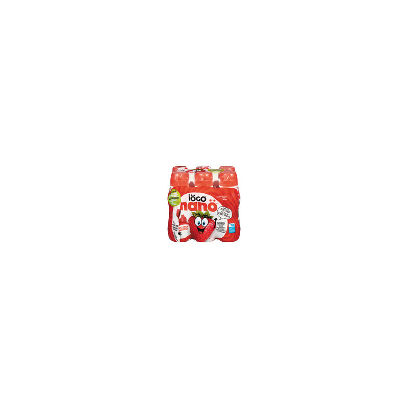 Ïogo Nano Yogourt à boire aux fraises 1% m.g.