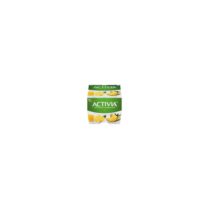 Danone Activia Yogourt aux citrons et à l'ananas 2.9% m.g.