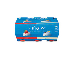 Oikos Yogourts grec assortis aux fraises et vanille 2% m...